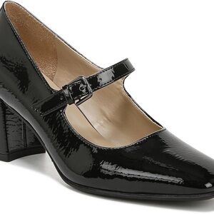 Naturalizer Womens Warner Buckle Square Toe Mary Jane Heels